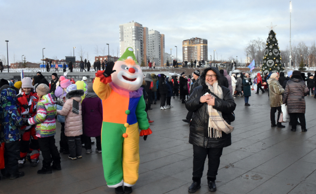 Открытие первой очереди набережной в Автограде 28.12.2022