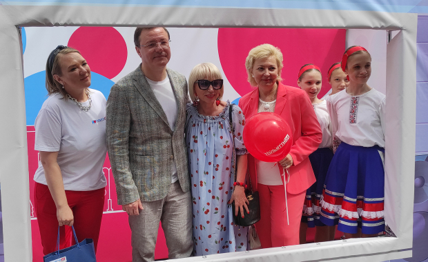 Площадка телеканала ТОЛЬЯТТИ 24 на XXVII фестивале журналистики «Пресса-2022» в Струковском саду Самары. 04.06.2022