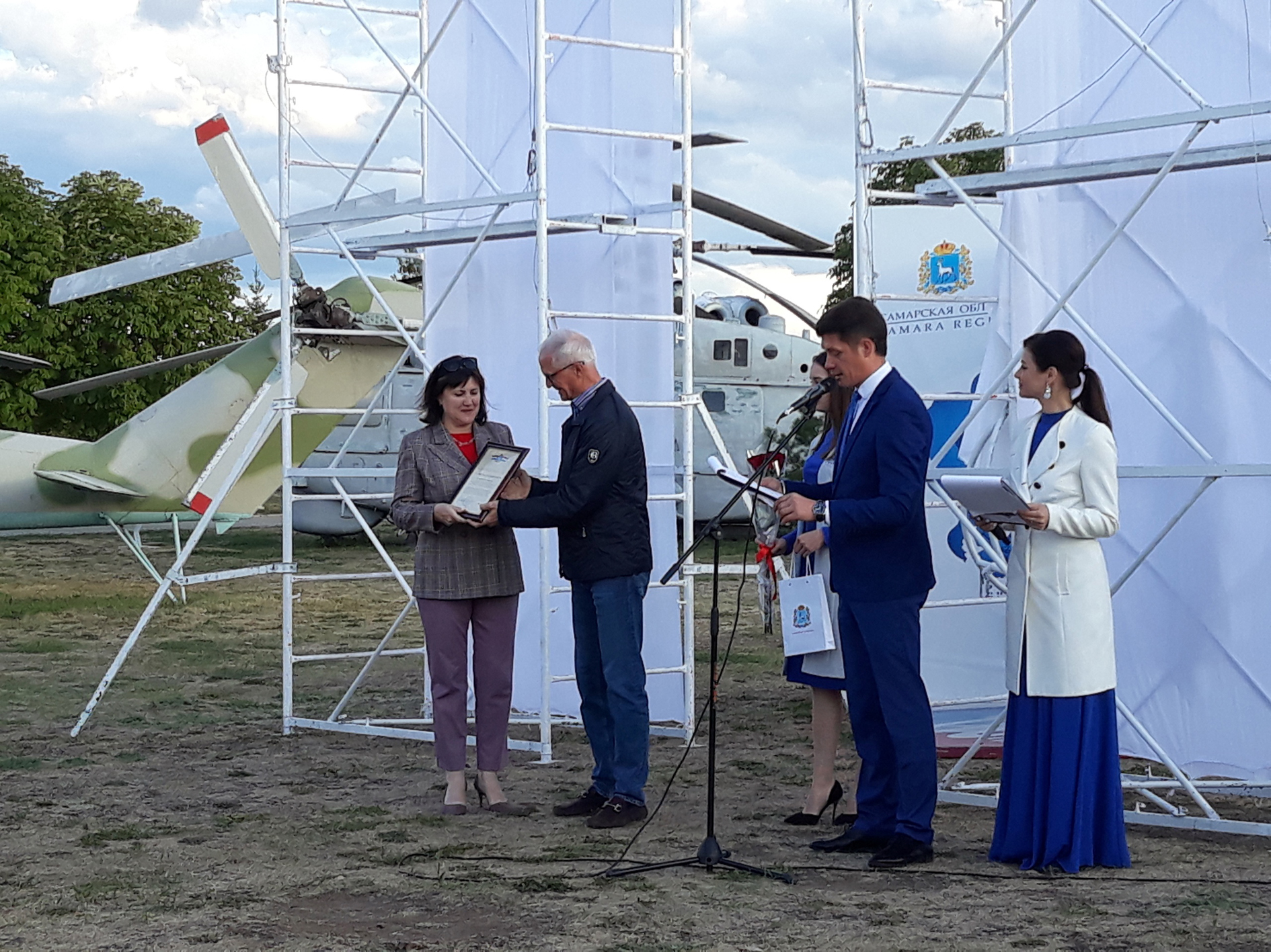 Церемония награждения в Парковом комплексе истории и техники имени Сахарова
