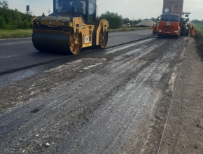 В Самарской области приводят в порядок самый разбитый участок дороги между Новой Бинарадкой и трассой «Самара – Ульяновск»