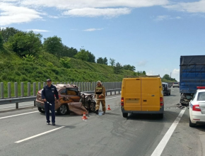 Смертельное ДТП на трассе М5 в районе села Висловка