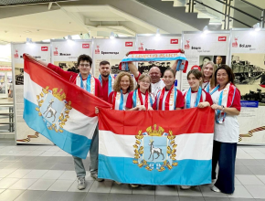 Команда Самарской области в финале чемпионата «Профессионалы» 