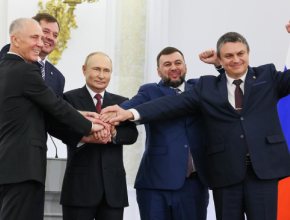 Путин подписал договоры о принятии новых регионов в состав России и назначил глав этих регионов