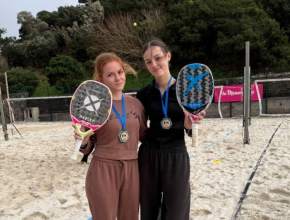 Тольяттинки Елизавета Ткаченко и Алиса Ошкина - победители турнира по пляжному теннису в Португалии!