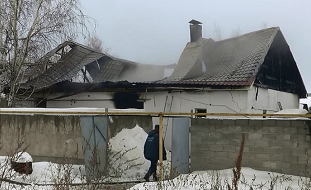В селе Тимофеевка произошел пожар в частном доме, пострадала женщина