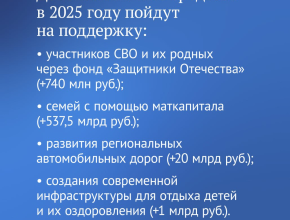 Проект федерального бюджета на 2025–2027 годы принят во втором чтении