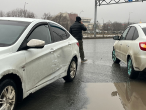 Два автомобиля столкнулись в Новом городе 