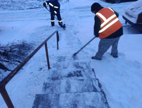 Снегопад не помеха