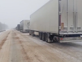 В Самарской области из‑за снегопада ограничили движение по трассе М‑5