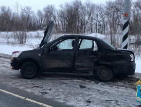 ДТП на трассе М5. В аварии пострадали две девочки 