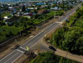  Один из самых протяжённых объектов. В Кошкинском районе завершили ремонт участка дороги до Татарстана