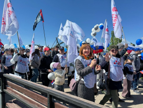 В Парковом комплексе истории техники имени К.Г. Сахарова стартовало городское мероприятие «Мир, Труд, Май»!
