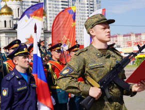 Новобранцы спортроты ЦСКА приведены к Военной присяге в Самарской области