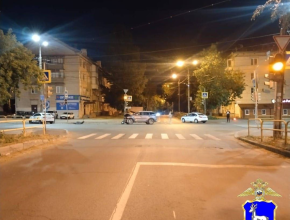 Ночное ДТП на перекрестке улиц Мира и Советской