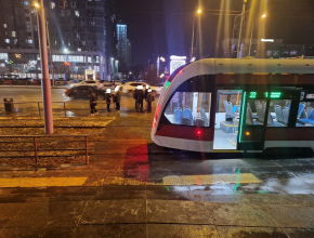 ДТП с погибшим. В Самаре трамвай наехал на человека