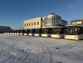 В Тольятти поступили ещё 22 новых автобуса для работы на муниципальных маршрутах