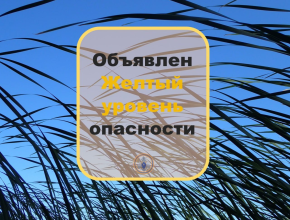 19 мая объявлен желтый уровень опасности
