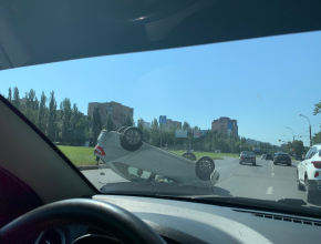 ДТП в Автозаводском районе: перевернулся автомобиль