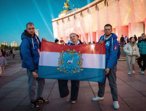 Тольяттинские Волонтёры Победы на главном Параде Победы в Москве