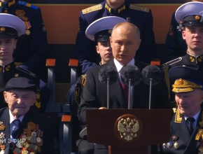 «Мы гордимся участниками СВО, всеми, кто сражается на передовой». Владимир Путин выступил с речью на параде Победы