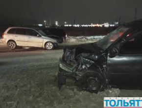 Большая пробка в сторону Подстёпок из-за ДТП