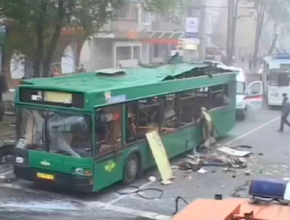 Архивные страшные кадры взрыва автобуса в Тольятти 31 октября 2007 года