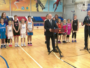 В Самаре Владимиру Путину по видеосвязи представили новые спортивные объекты, открываемые в регионах России