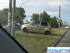 Вчерашнее ДТП на перекрестке Дзержинского-Юбилейная