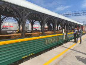 Какими были поезда 100 лет назад? На железнодорожной станции «Тольятти» открылась необычная выставка
