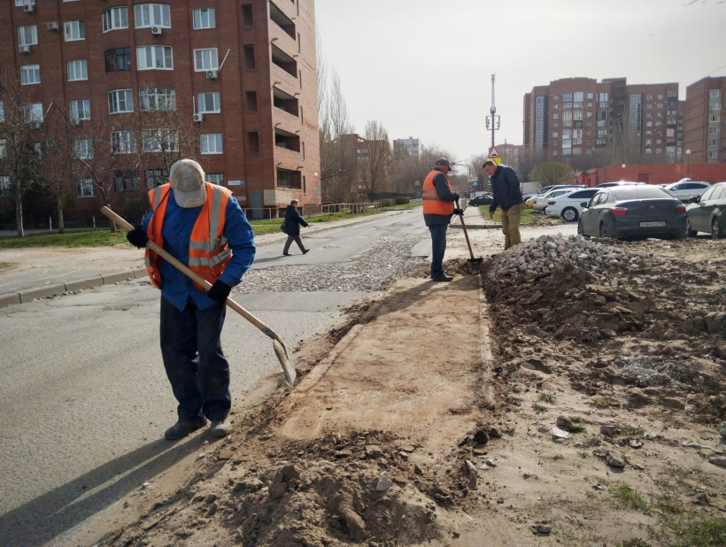 Работы по восстановлению благоустройства